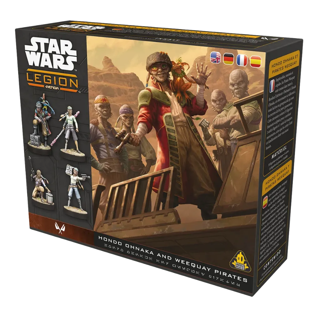 Star Wars: Legion - Hondo Ohnaka and Weequay Pirates-Atomic Mass Games-Radaddel