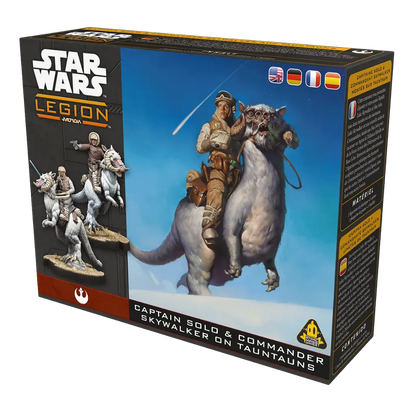 Star Wars: Legion - Captain Solo & Commander Skywalker on Tauntauns-Atomic Mass Games-Radaddel