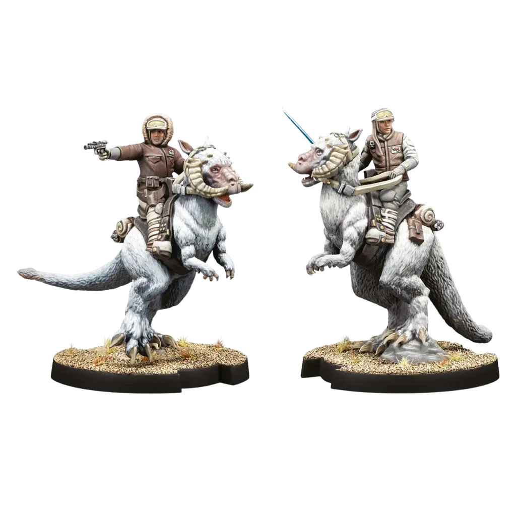 Star Wars: Legion - Captain Solo & Commander Skywalker on Tauntauns-Atomic Mass Games-Radaddel
