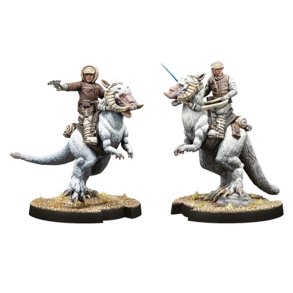 Star Wars: Legion - Captain Solo & Commander Skywalker on Tauntauns-Atomic Mass Games-Radaddel