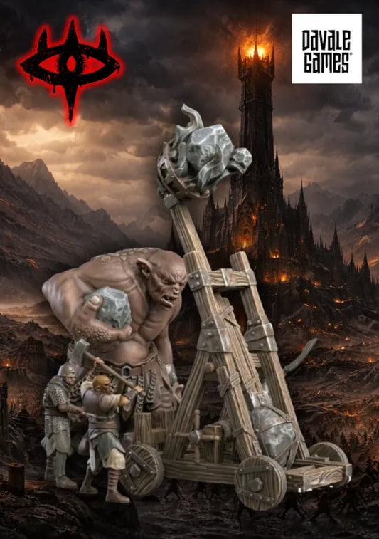 Katapult der Morlok Orks mit Besatzung-Pasch Spiele-Radaddel