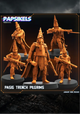 Pasig Trench Pilgrims (5 Miniaturen)-Pasch Spiele-Radaddel