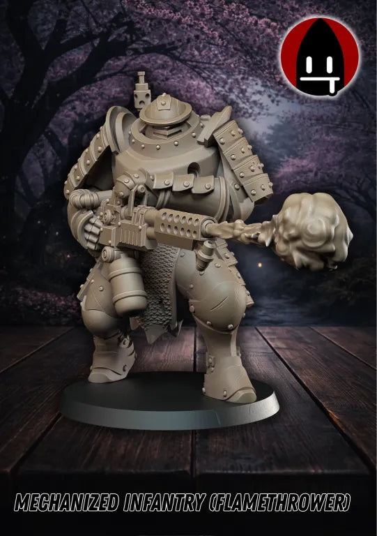 Holy Shogunate: Mechanized Infantry (Flamethrower)-Pasch Spiele-Radaddel