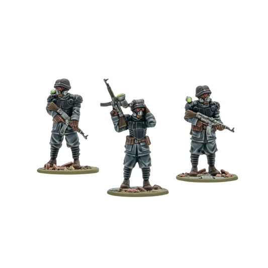 Konflikt '47 Axis Totenrotte Platoon Commander & Bodyguard-Warlord Games-Radaddel