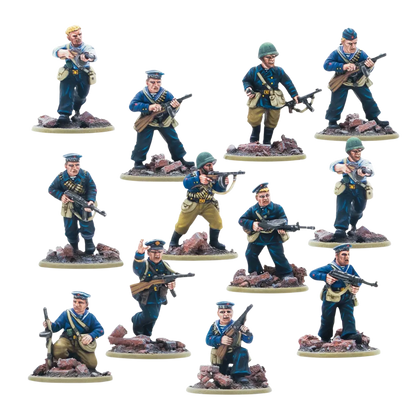 Soviet Naval Brigade Veteran Squad-Warlord Games-Radaddel
