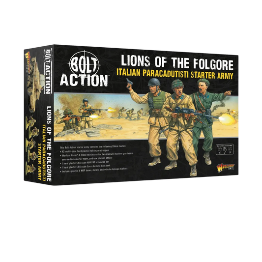 Lions of the Folgore - Italian Paracadutisti Starter Army-Warlord Games-Radaddel