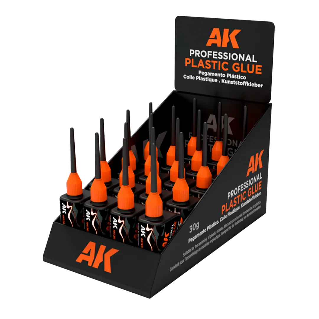 AK Professional Plastic Glue Display (Preorder)-AK-Interactive-Radaddel