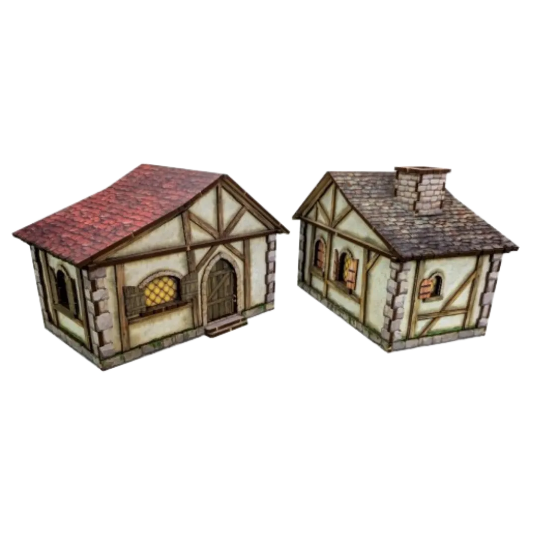 Fantasy Cottages (2) PREPAINTED-Micro Art Studio-Radaddel