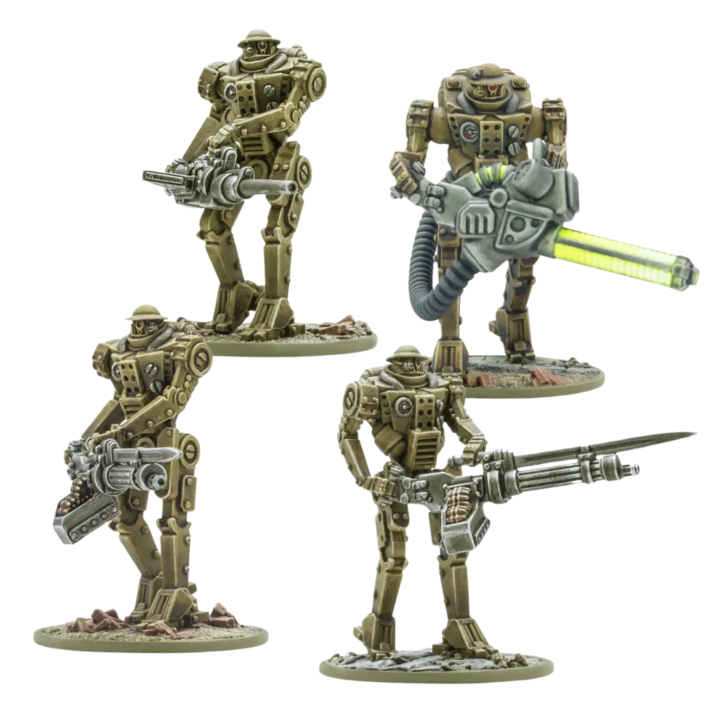 Konflikt '47 British Commonwealth Mk II Heavy Automated Infantry-Warlord Games-Radaddel