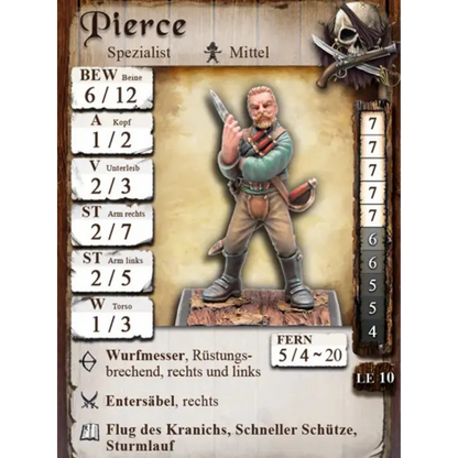 Pierce | Piraten-Freebooter Miniatures-Radaddel