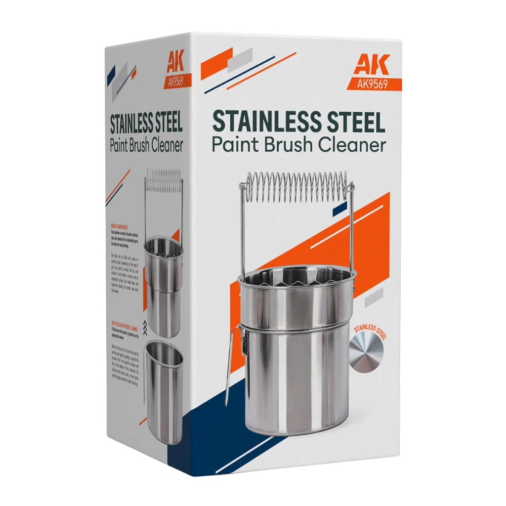 Stainless Steel Paint Brush Cleaner-AK-Interactive-Radaddel