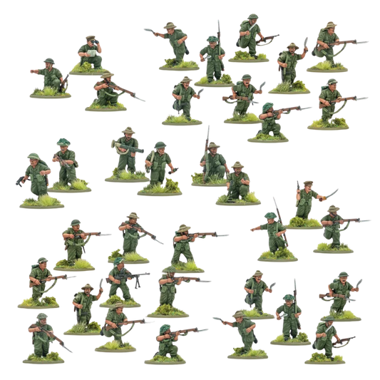 Gurkha Infantry Platoon-Warlord Games-Radaddel