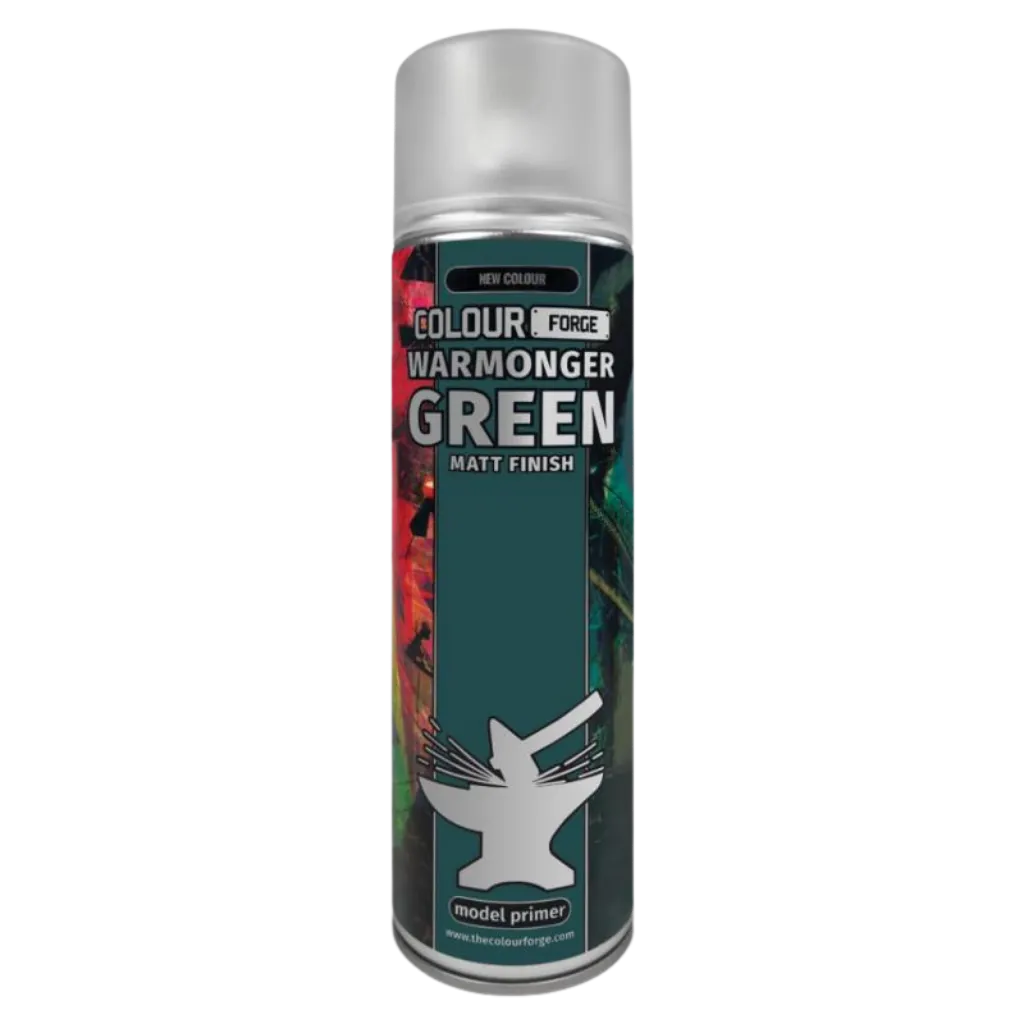 Colour Forge Spray: Warmonger Green (500ml)