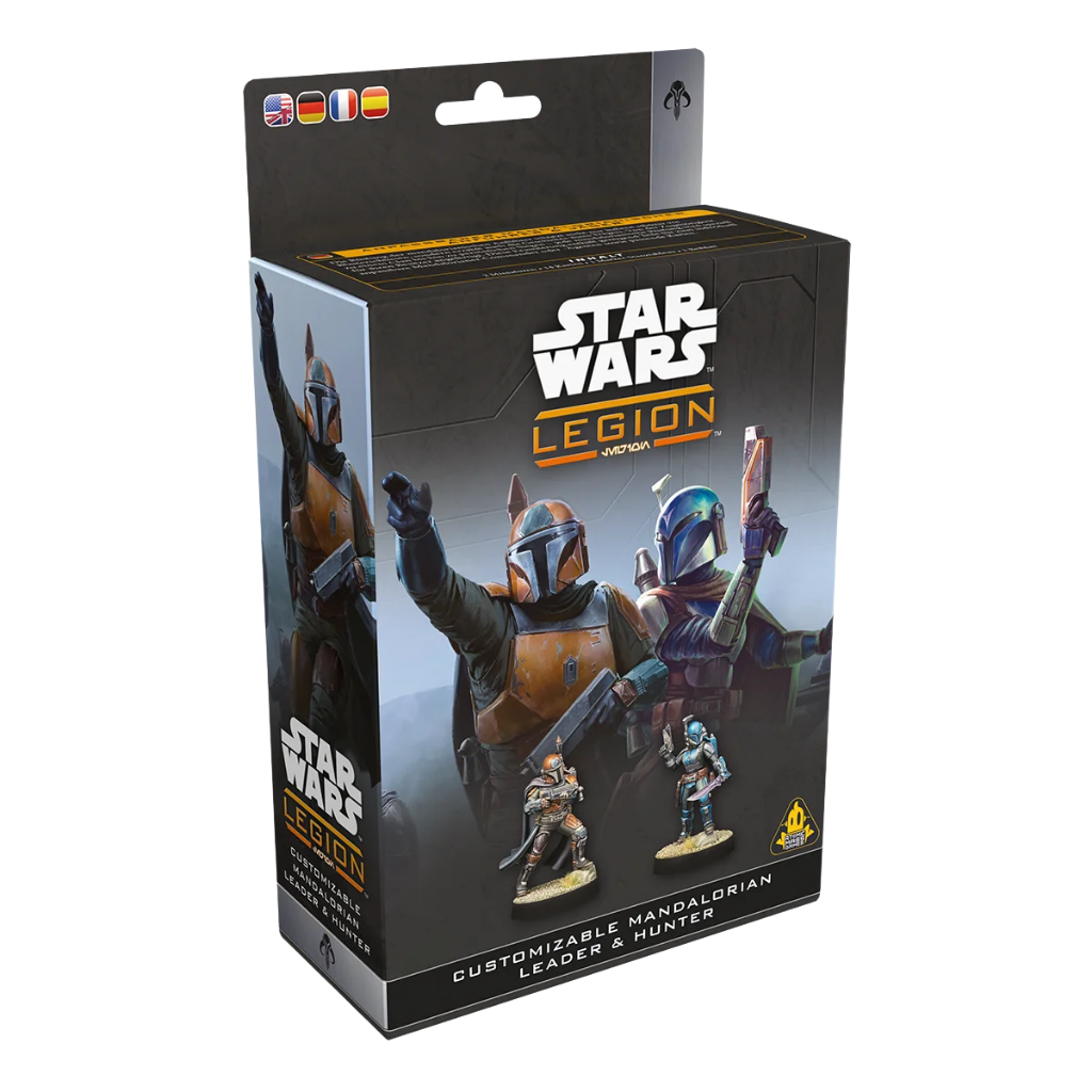 Star Wars: Legion - Customizable Mandalorian Leader & Hunter-Atomic Mass Games-Radaddel
