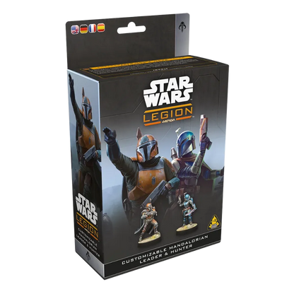 Star Wars: Legion - Customizable Mandalorian Leader & Hunter-Atomic Mass Games-Radaddel