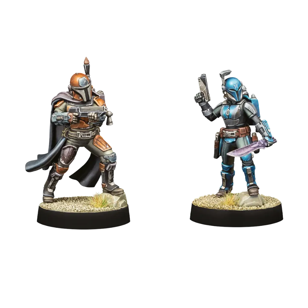Star Wars: Legion - Customizable Mandalorian Leader & Hunter-Atomic Mass Games-Radaddel