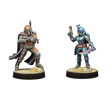 Star Wars: Legion - Customizable Mandalorian Leader & Hunter-Atomic Mass Games-Radaddel
