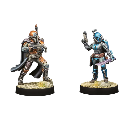 Star Wars: Legion - Customizable Mandalorian Leader & Hunter-Atomic Mass Games-Radaddel