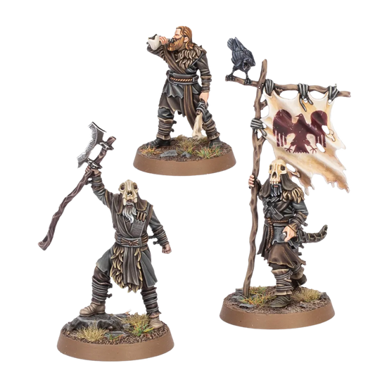 Hill Tribesmen Commanders (Rohirrim - Evil)-Games Workshop-Radaddel