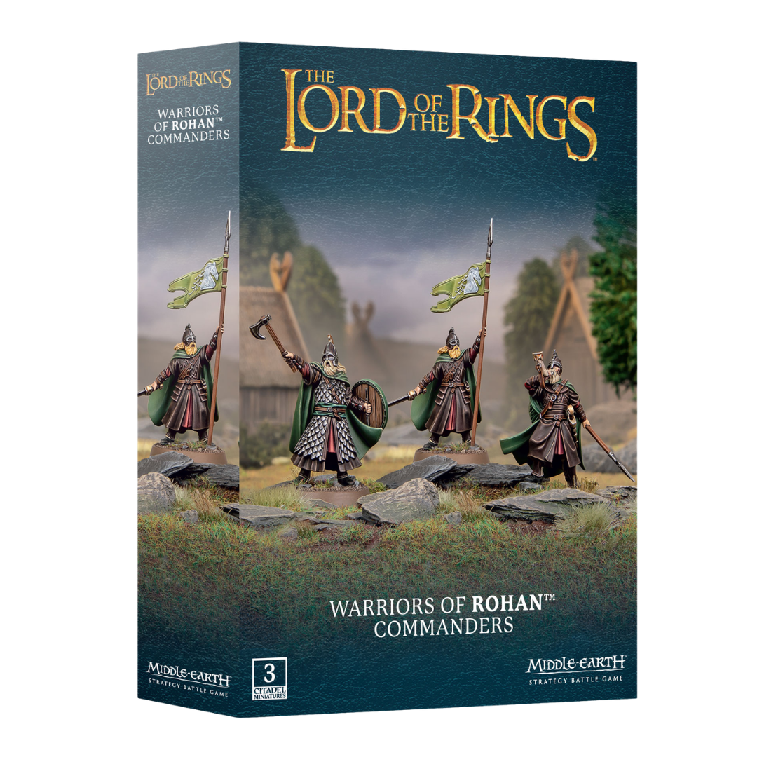 Warriors of Rohan Commanders (Rohirrim - Good)-Games Workshop-Radaddel
