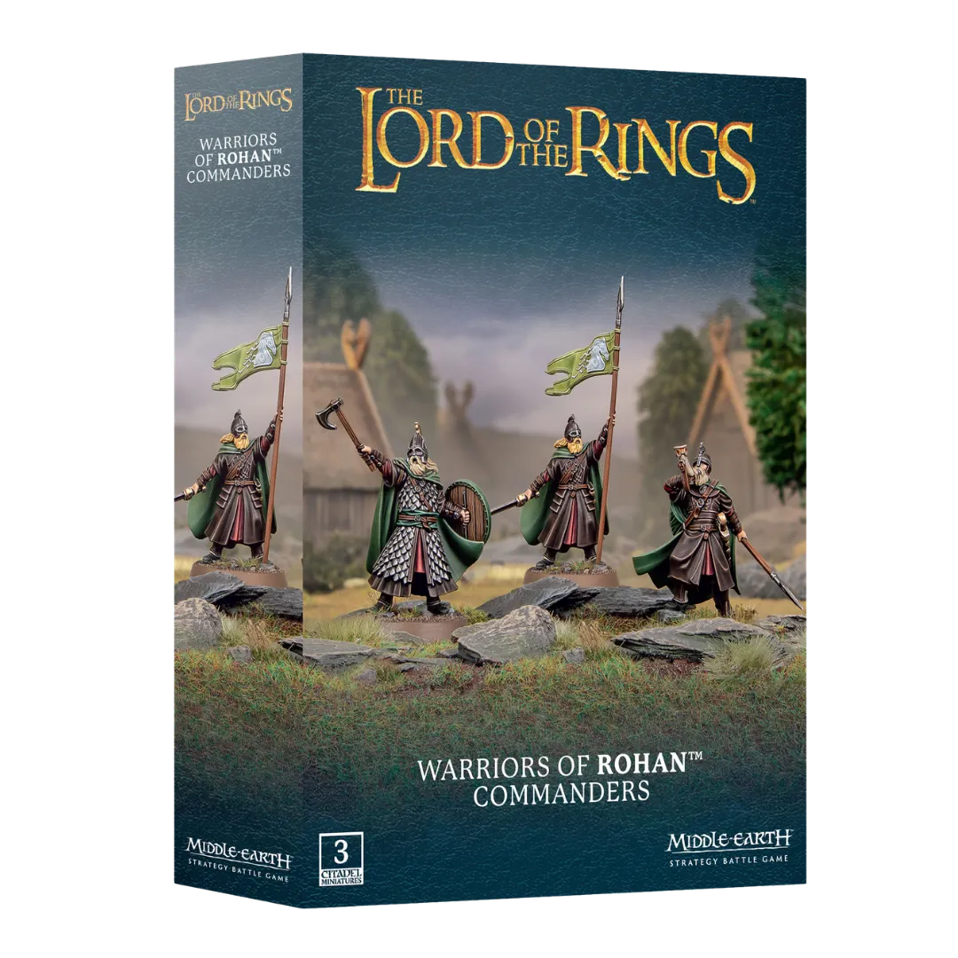 Warriors of Rohan Commanders (Rohirrim - Good)-Games Workshop-Radaddel