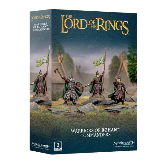 Warriors of Rohan Commanders (Rohirrim - Good)-Games Workshop-Radaddel