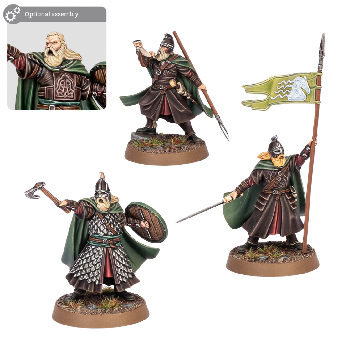 Warriors of Rohan Commanders (Rohirrim - Good)-Games Workshop-Radaddel