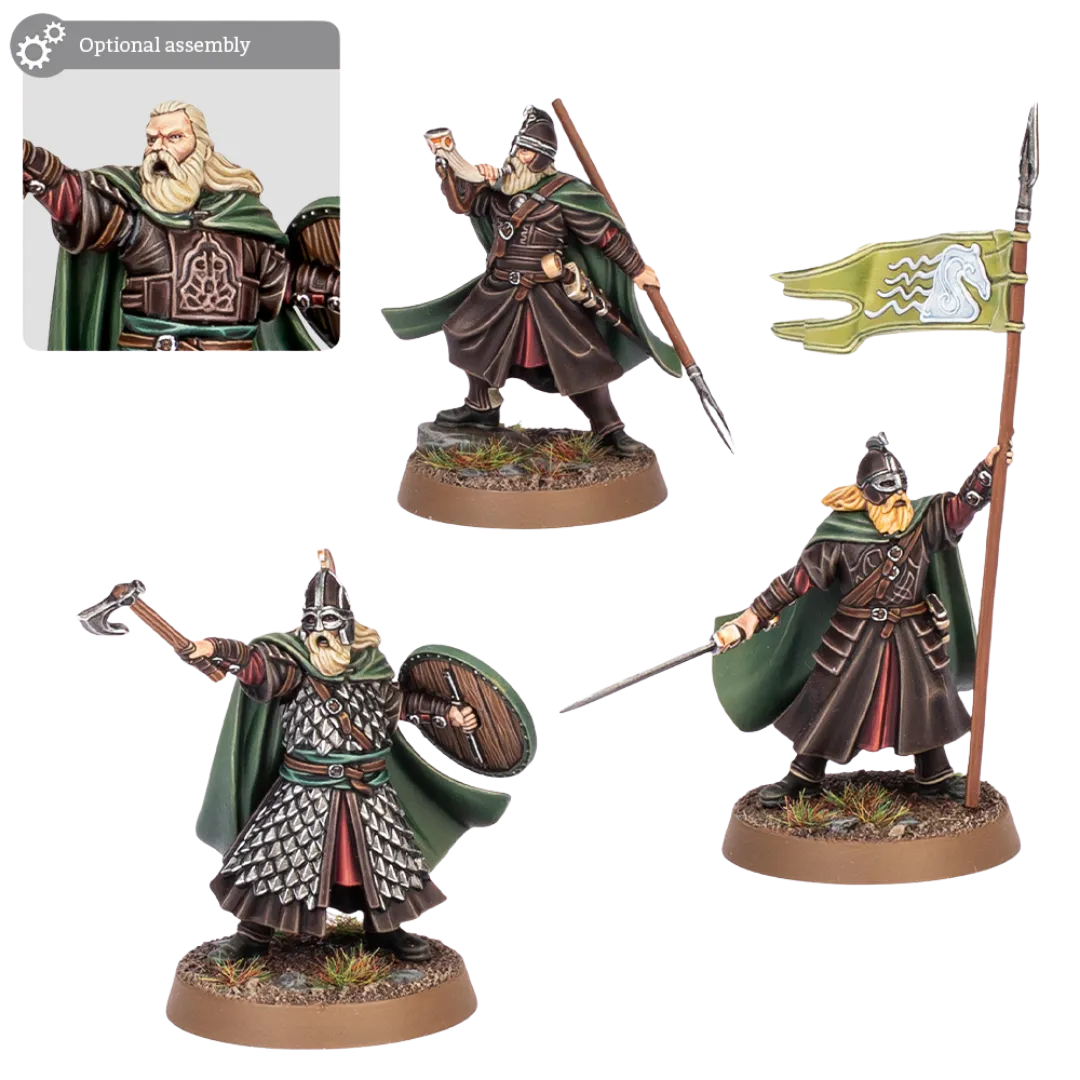 Warriors of Rohan Commanders (Rohirrim - Good)-Games Workshop-Radaddel