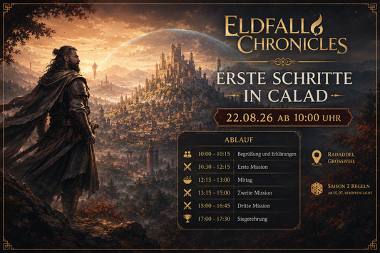 Erste Schritte in Calad - Eldfall Chronicles Tournament 22.08.26