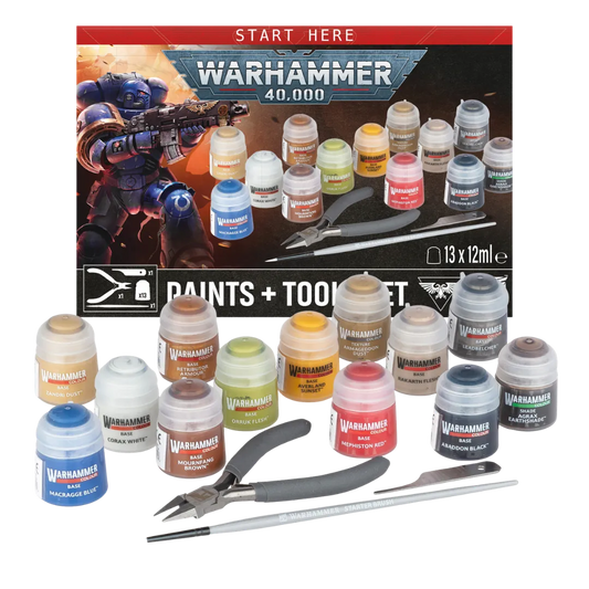 Warhammer 40.000: Paints + Tools Set