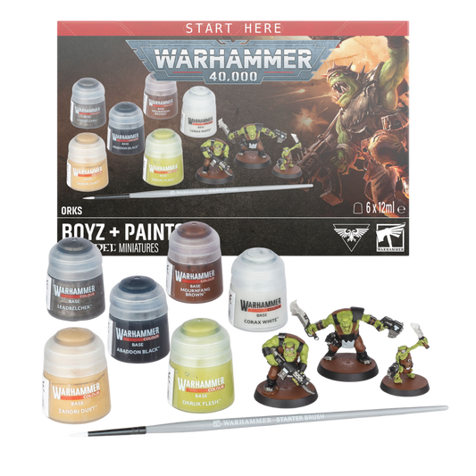 Warhammer 40.000: Ork Boyz + Paints Set
