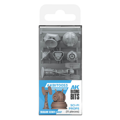 Sci-Fi Props - Basing Bits (11 Teile)