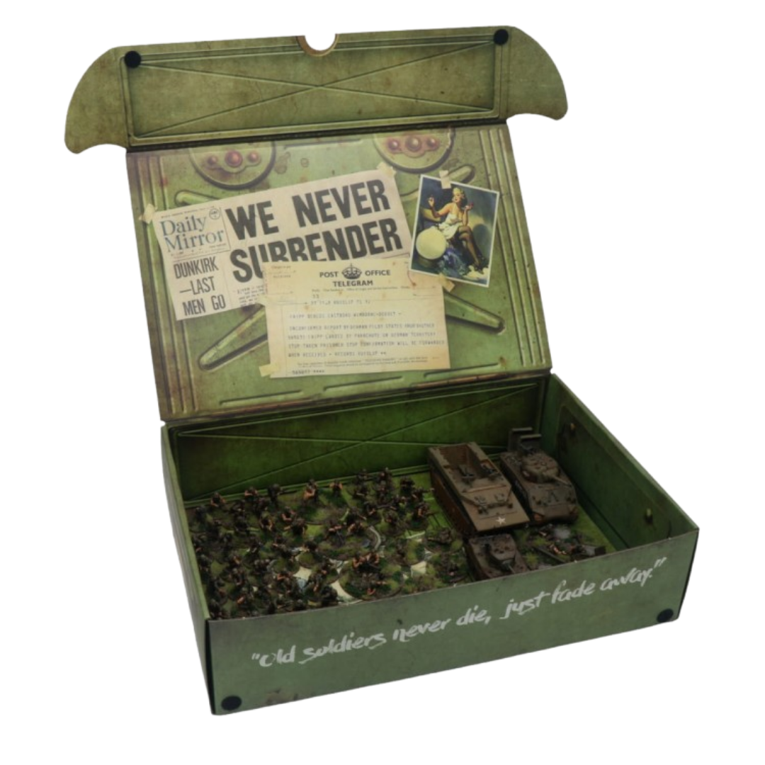 Bolt Action Army Box for magnetically-based miniatures