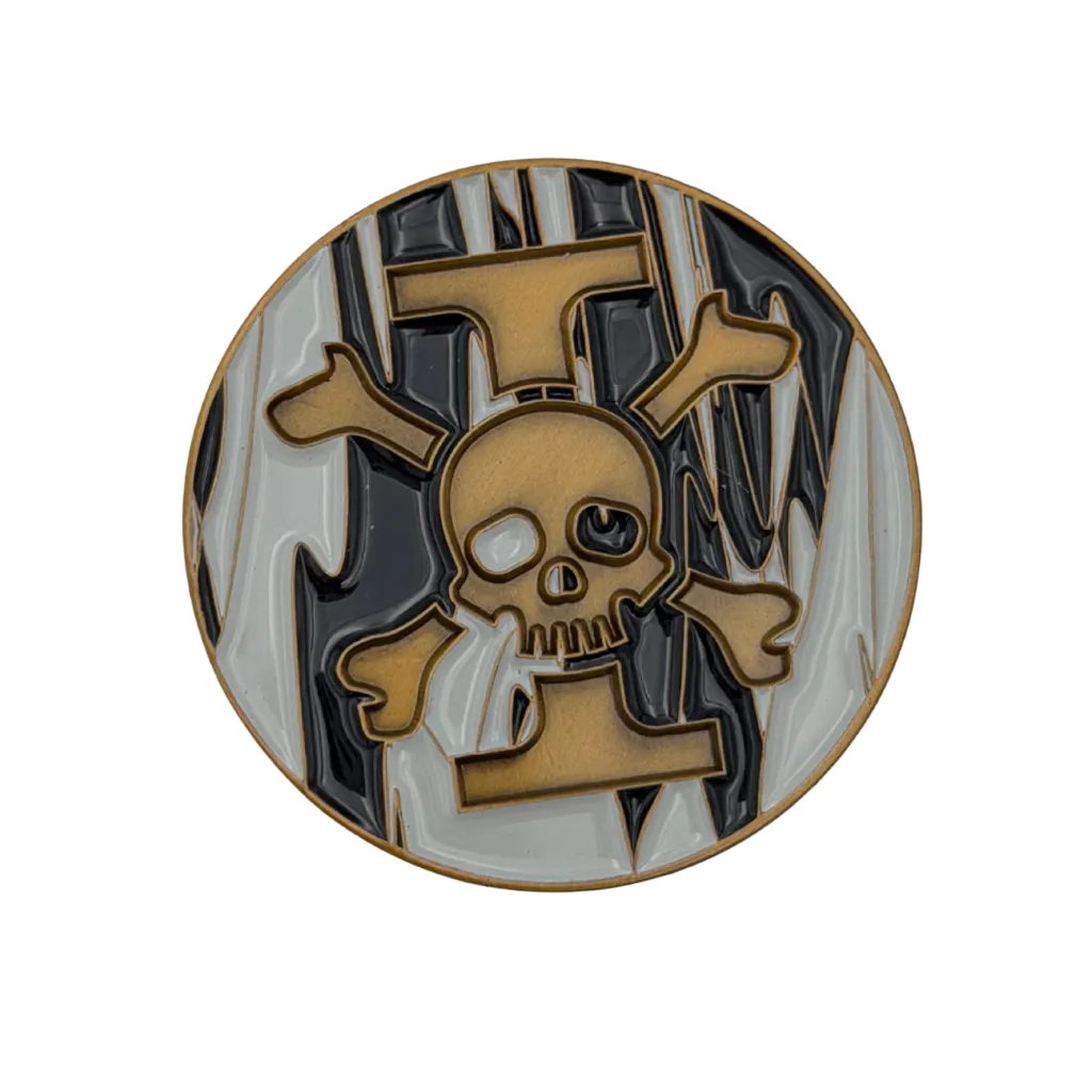 40mm Metal Coin - Inquisition Order-Baron of Dice-Radaddel
