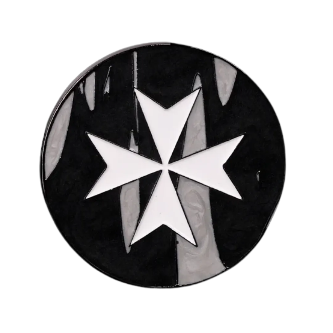 40mm Metal Coin - Knights Templar | Black-Baron of Dice-Radaddel