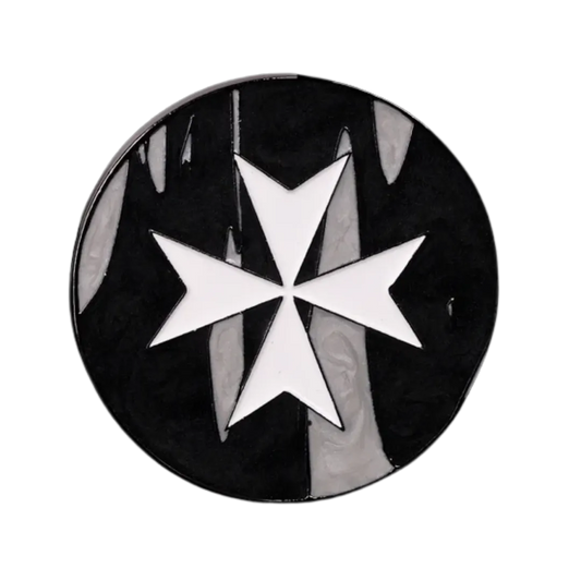 40mm Metal Coin - Knights Templar | Black-Baron of Dice-Radaddel