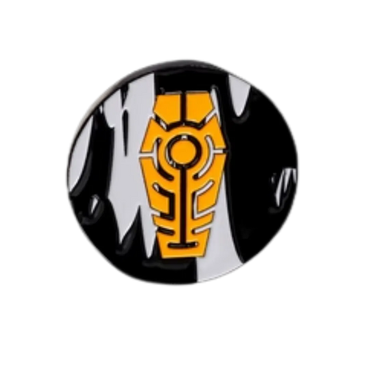 40mm Metal Coin - Orange Coffin-Baron of Dice-Radaddel