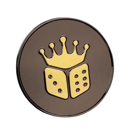 40mm Metal Coin - Space Dwarf-Baron of Dice-Radaddel