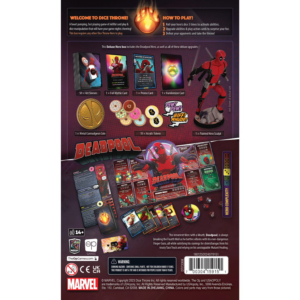 Dice Throne: Deadpool