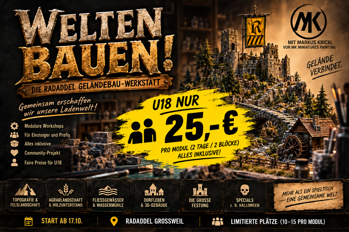 Welten Bauen - Dorfleben & 3D-Gebäude (19./20.12.26) U18