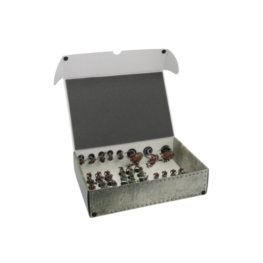 Full-size XL Box for magnetically-based miniatures + metal plate on the inside r