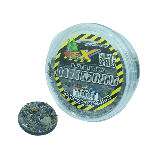 Basetopping: DARK GROUND (140ml) (battlefield series)-Base X Terrain & Scenery-Radaddel