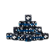 Black Ice Dice Round 16mm (25 Stück)-Baron of Dice-Radaddel
