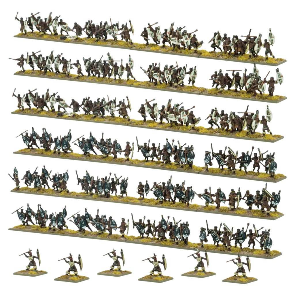 Black Powder Epic Battles: Zulu! - Zulu Impi Brigade-Warlord Games-Radaddel