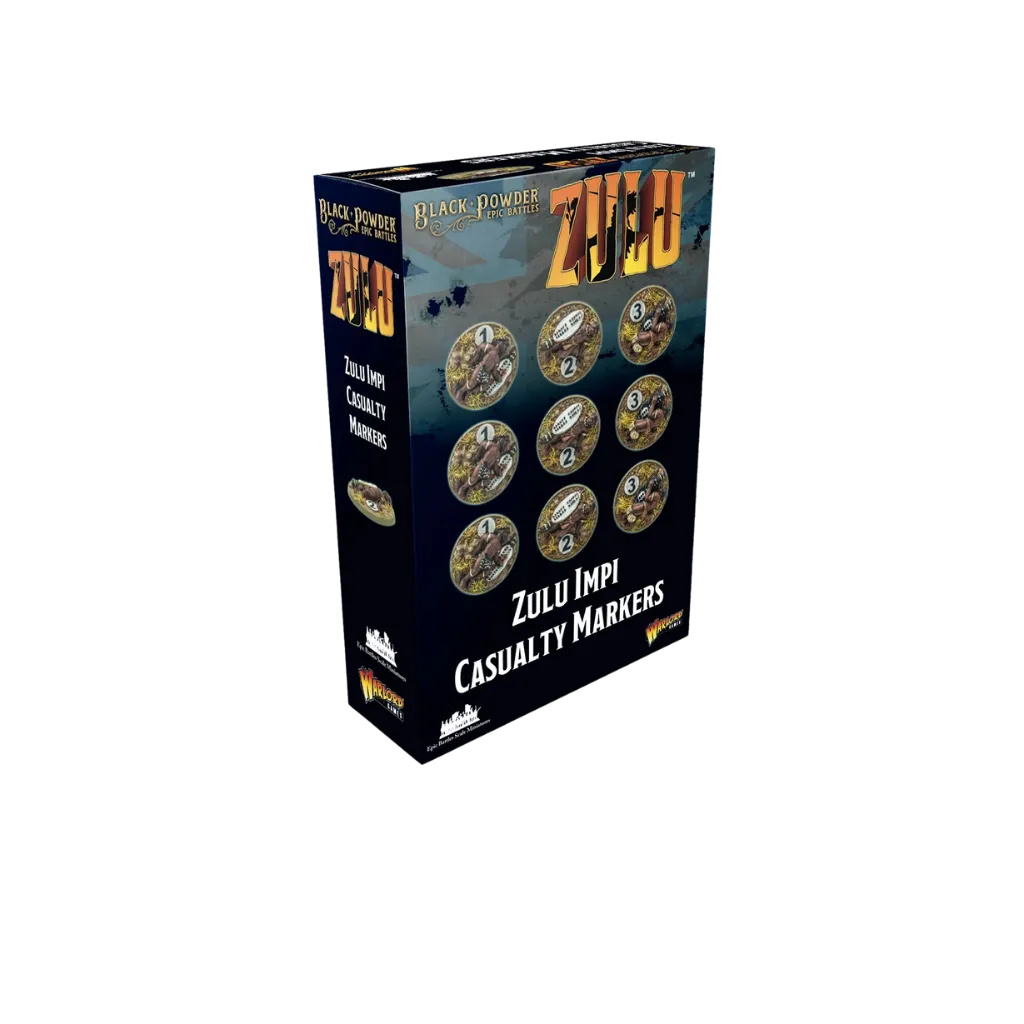 Black Powder Epic Battles: Zulu! - Zulu Impi Casualty Markers-Warlord Games-Radaddel