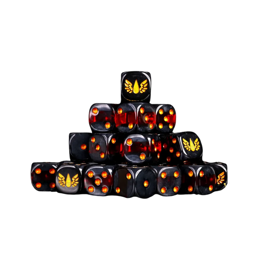 Blood Curse Dice Round 16mm (25 Stück)-Baron of Dice-Radaddel
