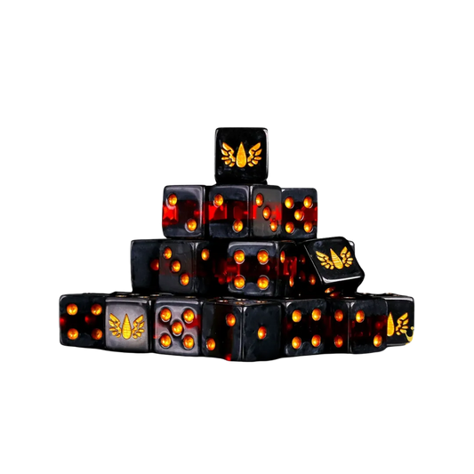 Blood Curse Dice Square 16mm (25 Stück)-Baron of Dice-Radaddel