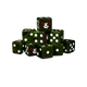Bloody Orcs Dice 16mm Square (25 Stück)-Baron of Dice-Radaddel