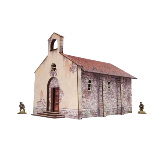 Church Italy PREPAINTED [28mm/1:56]-Micro Art Studio-Radaddel