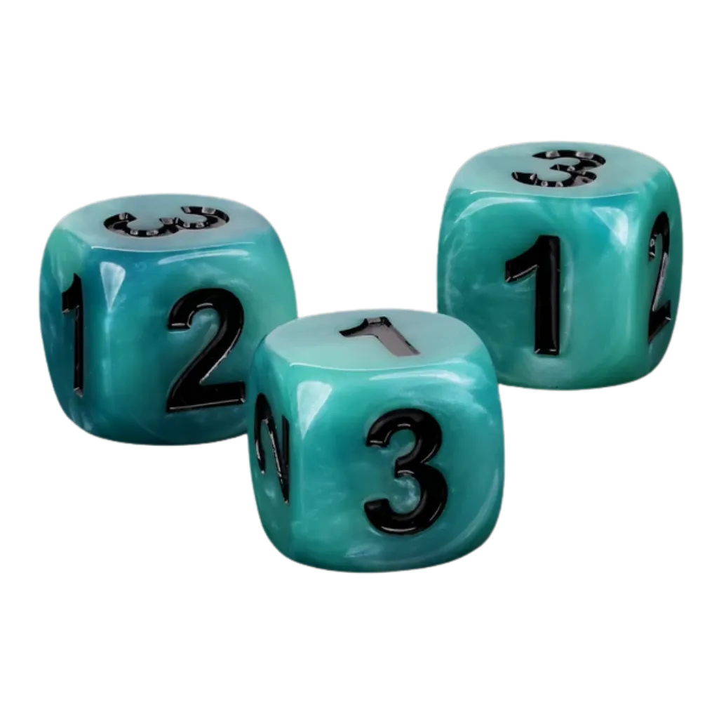 D3 - Blue (5 Stück)-Baron of Dice-Radaddel